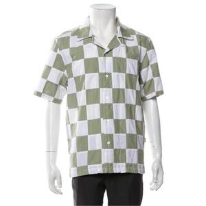 Aimé Leon Dore Checkered Leisure Shirt Green SS22 Large